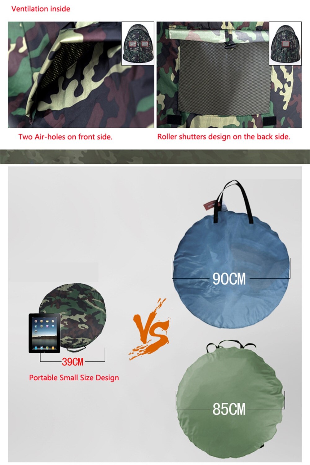 Cheap Goat Tents SPORTSHUB Automatic Opening Waterproof Outdoor Camping Tents For Hiking Trekking Backpacking Fishing Tents Tourist Tents SES0031 Tents 